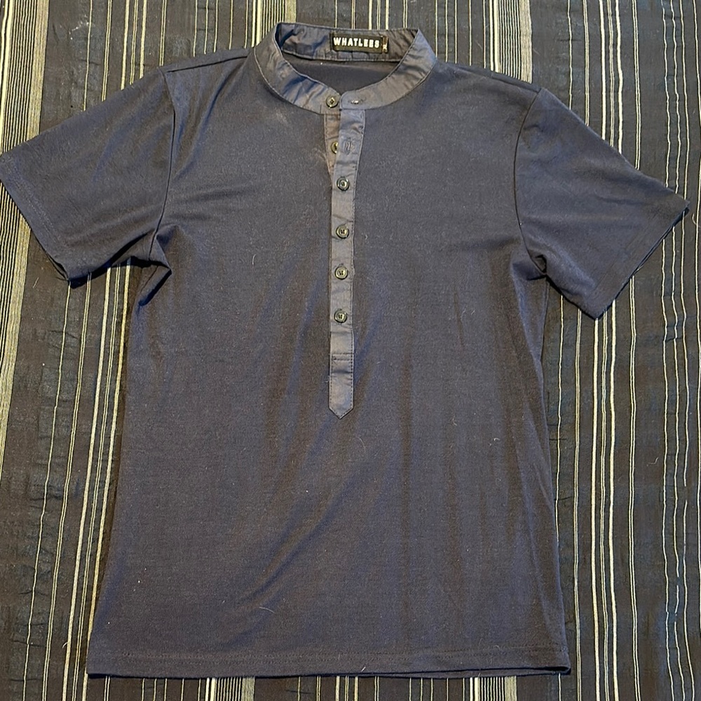 Men's Navy Vintage Whatlees Shirt